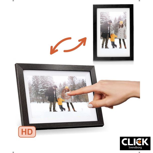 Pora&Co digital ramme 8' Sort tr look