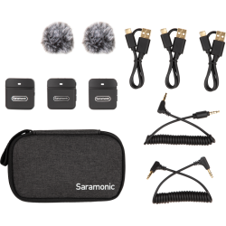 Saramonic Blink 100 B2 (TX+TX+RX) 2 to 1, 2,4 GHz wireless system