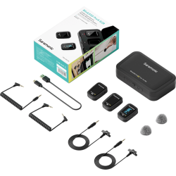 Saramonic Blink 500 ProX B2R 2.4GHz Dual-Channel Wireless Microphone System med opladningsboks