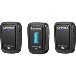 Saramonic Blink 500 ProX B2R 2.4GHz Dual-Channel Wireless Microphone System med opladningsboks