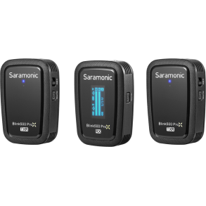 Saramonic Blink 500 ProX B2R 2.4GHz Dual-Channel Wireless Microphone System med opladningsboks
