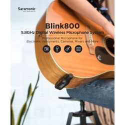 Saramonic Blink 800 B1, et robust 5.8GHz trdlst lavalier-system 