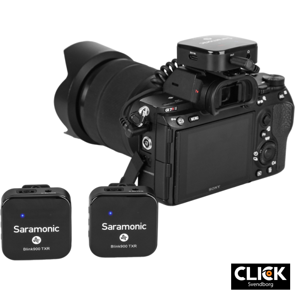 Saramonic Blink 900 B2R 2.4G WIRELESS Microphone Kit med recording function