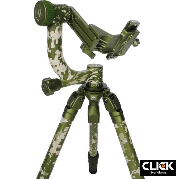 Sirui Carbon Tripod + Gimbal Head kit CT-3204 +CH20 Camoflage