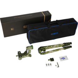 Sirui Carbon Tripod + Gimbal Head kit CT-3204 +CH20 Camoflage