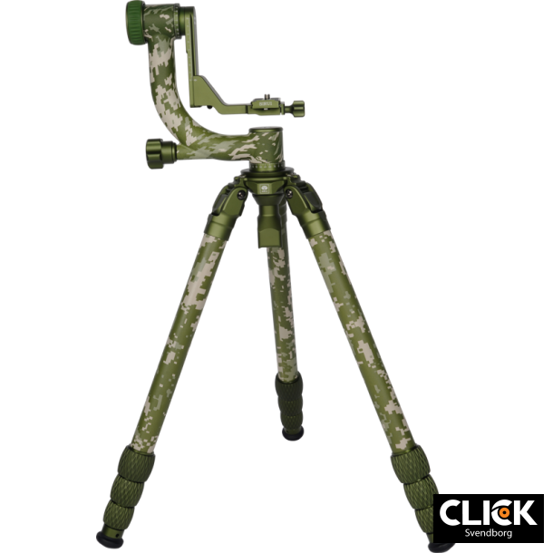 Sirui Carbon Tripod + Gimbal Head kit CT-3204 +CH20 Camoflage