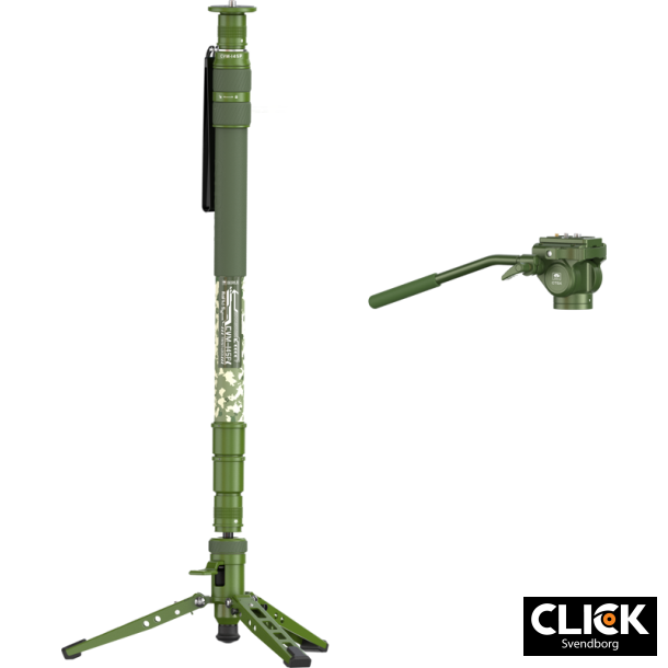 Sirui Monopod Video Set Pedal Version Camouflage CVM-145P + CT5X videohoved