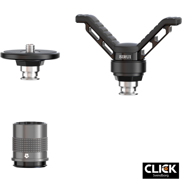 Sirui Quick Release Clamp V-Shape Gun / Plate Black