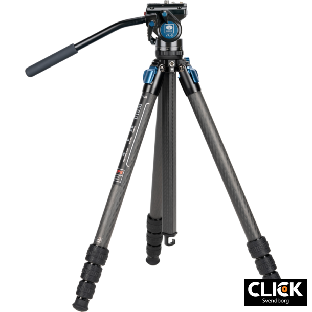Sirui ST-124+VA-5 kulfiber video stativ Kit