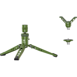 Sirui Table Tripod / Low Angle Monopod Feet &amp; V-Shape Gun Pedal Version Green