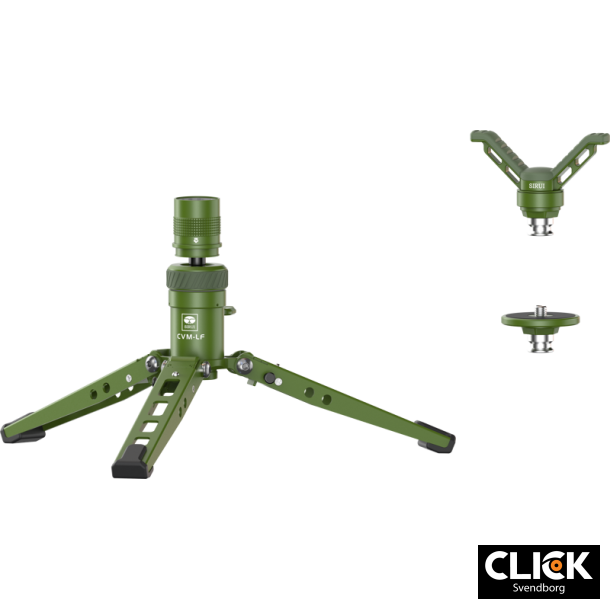 Sirui Table Tripod / Low Angle Monopod Feet &amp; V-Shape Gun Pedal Version Green