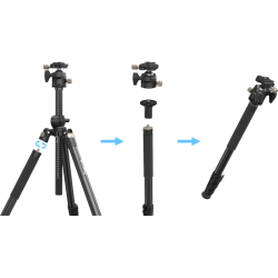 SmallRig 4288 Tripod with Lateral Center Column CT200