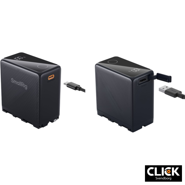 SmallRig 4469 Camera Battery USB-C Rechargeable NP-F970 Black