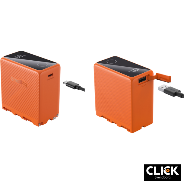 SmallRig 4576 Camera Battery USB-C Rechargeable NP-F970 Orange