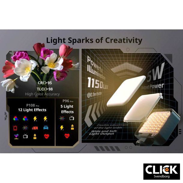 SmallRig 4661 Vibe P108 Pro mini LED Video Light