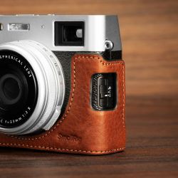 SmallRig 4699 Leather Half Case Kit for FUJIFILM X100VI (Brown)