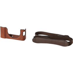 SmallRig 4699 Leather Half Case Kit for FUJIFILM X100VI (Brown)