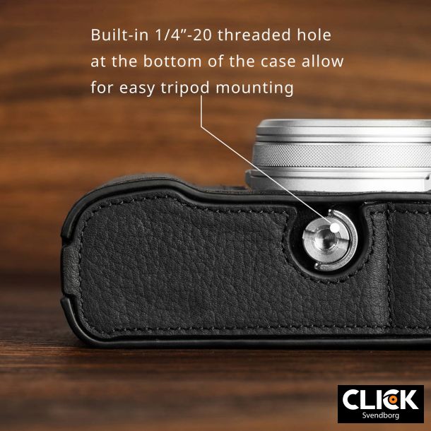 SmallRig 4700 Leather Half Case Kit for FUJIFILM X100VI (Black)