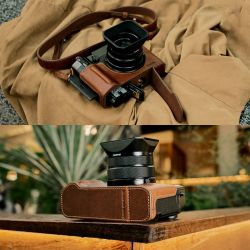 SmallRig 5268 Leather Case Kit for FUJIFILM GFX100RF Brown