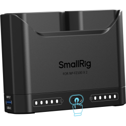 SmallRig 5483 Turbo Charging Kit inkl. 2 stk. NP-FZ100 batterier