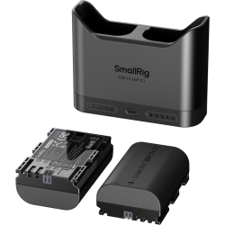 SmallRig 5485 Turbo Charging Kit inkl. 2 stk. LP-E6P batterier