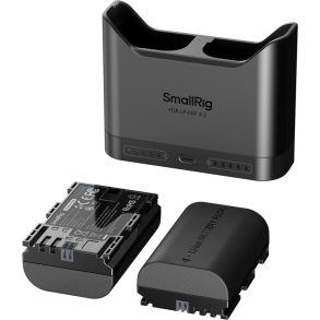 SmallRig 5485 Turbo Charging Kit inkl. 2 stk. LP-E6P batterier