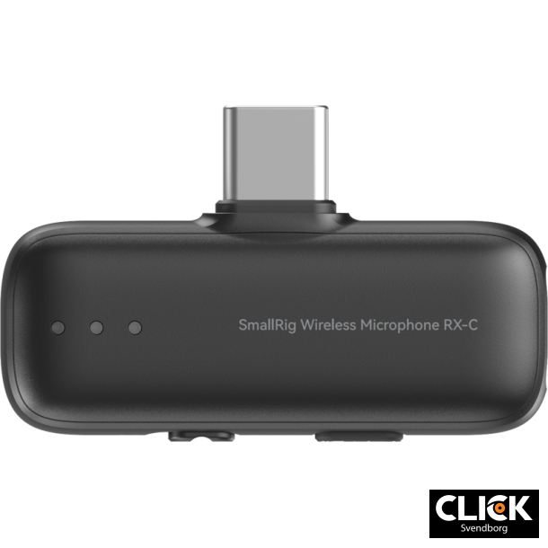 SmallRig 6546 S70-C1 Wireless Microphone med USB-C Adapter til Smartphones - Sort