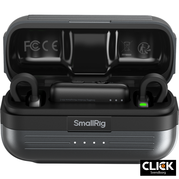 SmallRig S70-C2 Wireless Microphone med USB-C Adapter til Smartphones (Sort)