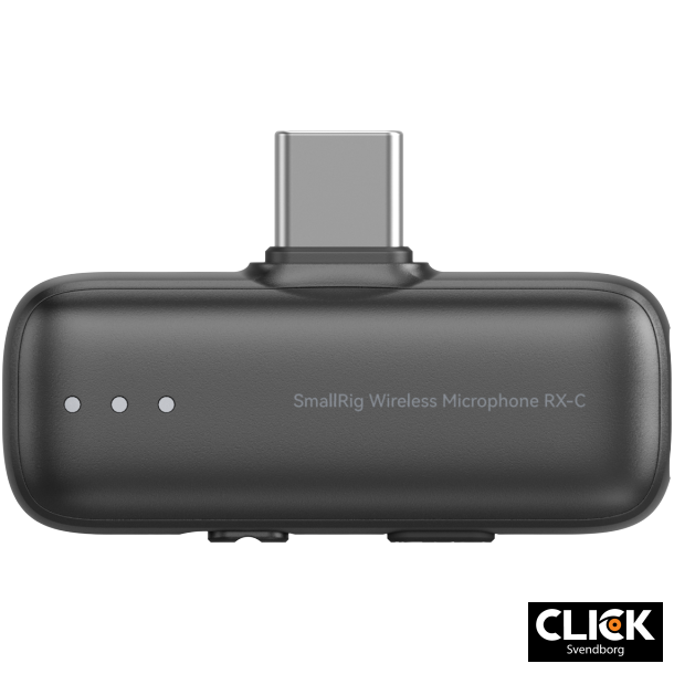 SmallRig S70-C2 Wireless Microphone med USB-C Adapter til Smartphones (Sort)