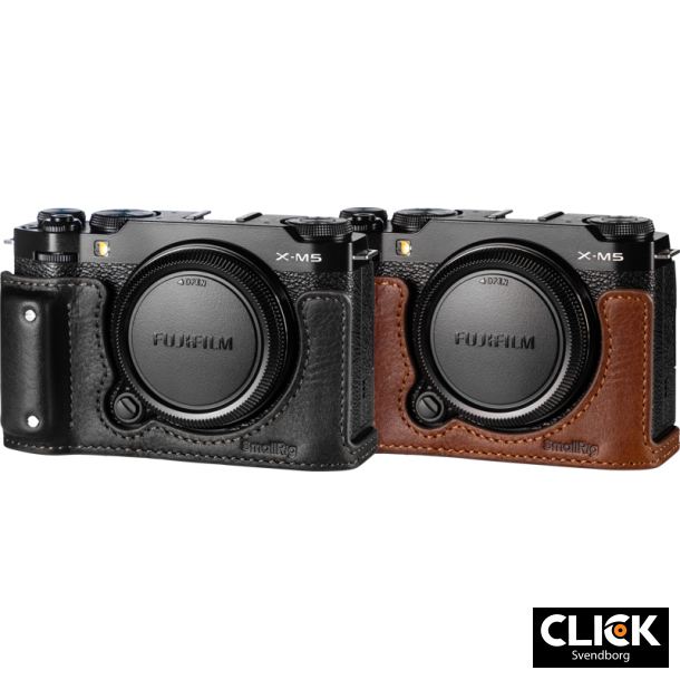 SmallRig 4880 Camera Leather Half Case Kit for FUJIFILM X-M5 Brown
