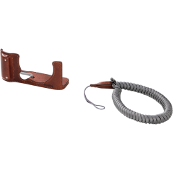 SmallRig 4880 Camera Leather Half Case Kit for FUJIFILM X-M5 Brown