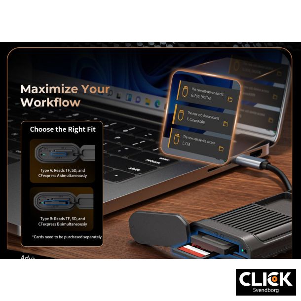 Smallrig 5361 Multifunctional Kortlser &amp; Case CFexpress Type A