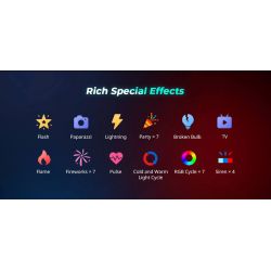 SmallRig 5380 RC 100C COB LED Video Light &#150; Ink Blue / Pro Version