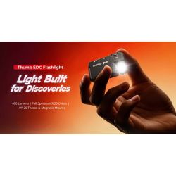 SmallRig 5710 Thumb EDC Flashlight � minilommelygte til hverdag, arbejde