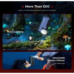 SmallRig 5710 Thumb EDC Flashlight � minilommelygte til hverdag, arbejde