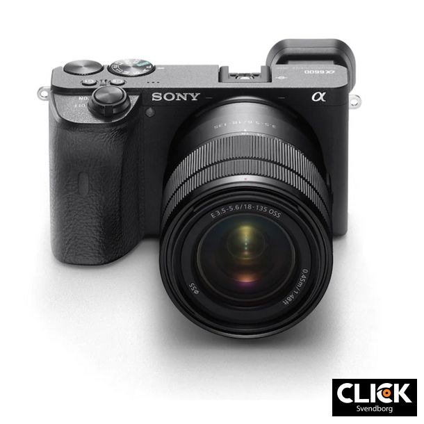 Sony Alpha A6600 m/18-135mm (Incl. voucher p kr. 750,- til objektiv kb*)