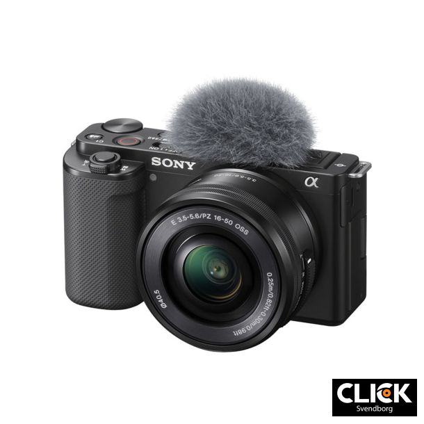 Sony ZV-E10 m/16-50mm PZ objektiv (Inkl. Welcome to Vlog voucers)