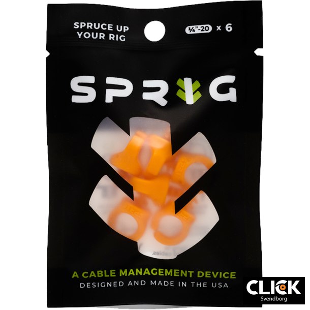 Sprig Orange 1/4" 6 pack