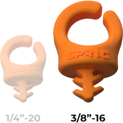 SprigBig Orange 3/8" 3 pack