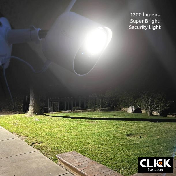 Toucan overv�gningskamera med sikkerheds spotlys via bev�gelseskontrol (Outlet)