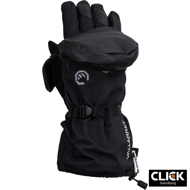 Vallerret Alta Arctic Mitt: Black S