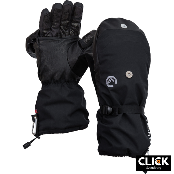 Vallerret Alta Arctic Mitt: Black S