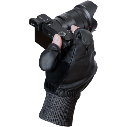 Vallerret Hatchet Leather Photography Glove Black S