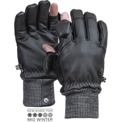 Vallerret Hatchet Leather Photography Glove Black XXL