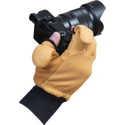 Vallerret Hatchet Leather Photography Glove Natural M