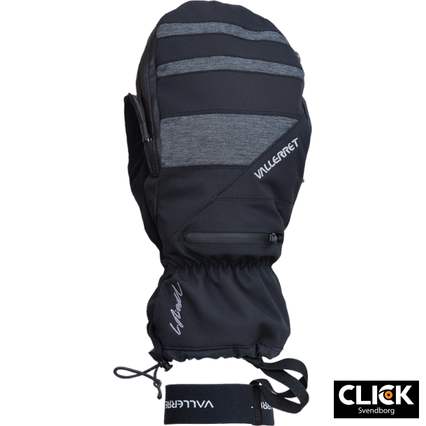 Vallerret Skadi Zipper Mitt LRS: Black XXL