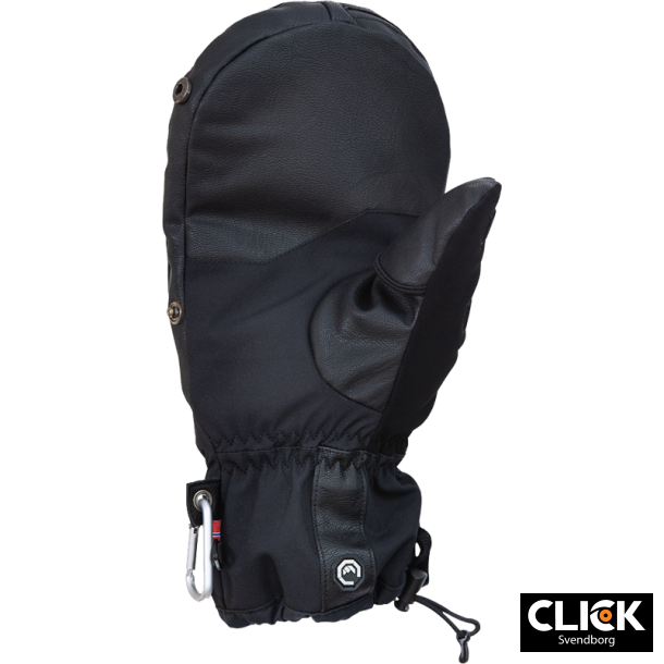 Vallerret Skadi Zipper Mitt LRS: Black XXL