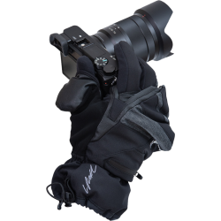 Vallerret Skadi Zipper Mitt LRS: Black XXL