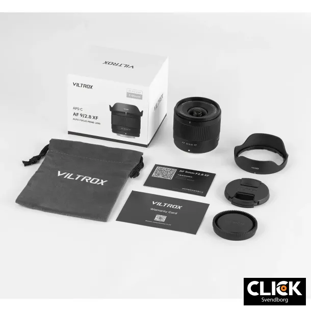 Viltrox 9mm F2.8 STM til Fuji XF