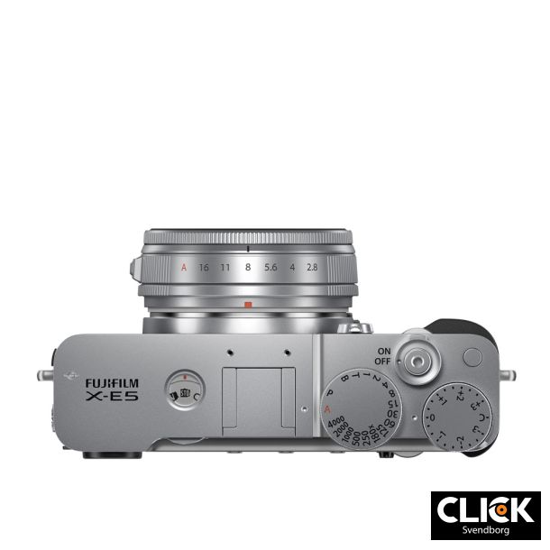 Fujifilm X-E5 Silver m/XF 23mm F:2.8 